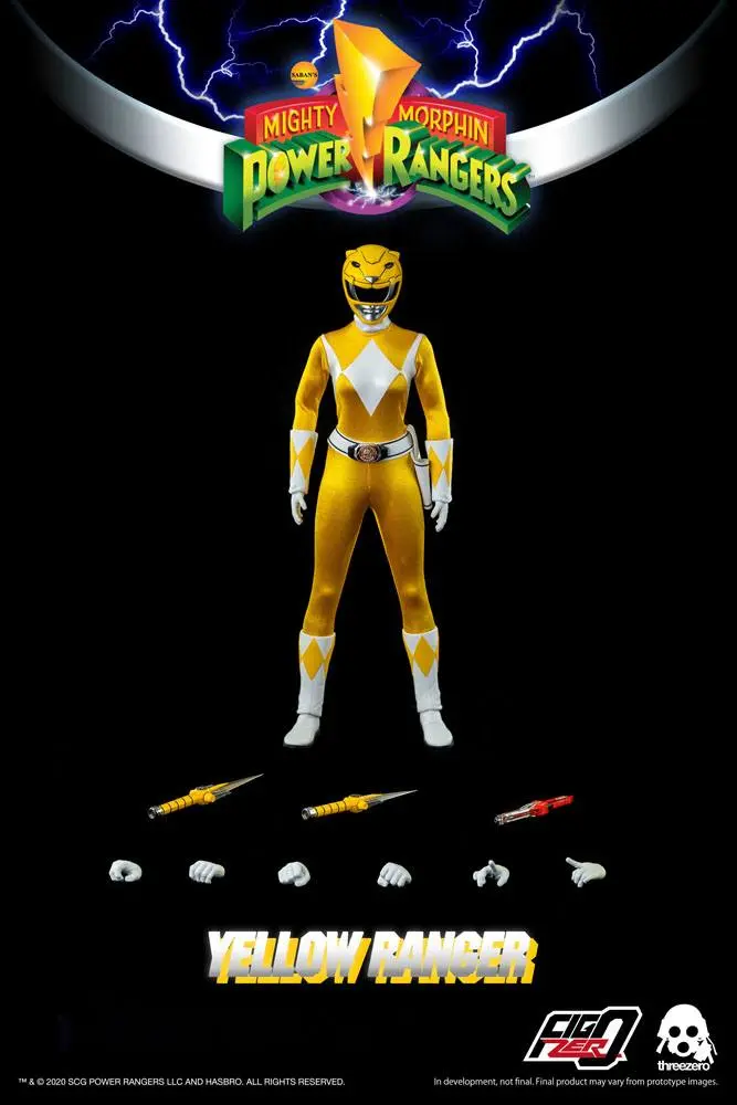 Mighty Morphin Power Rangers FigZero Actionfigur 1/6 Yellow Ranger 30 cm termékfotó