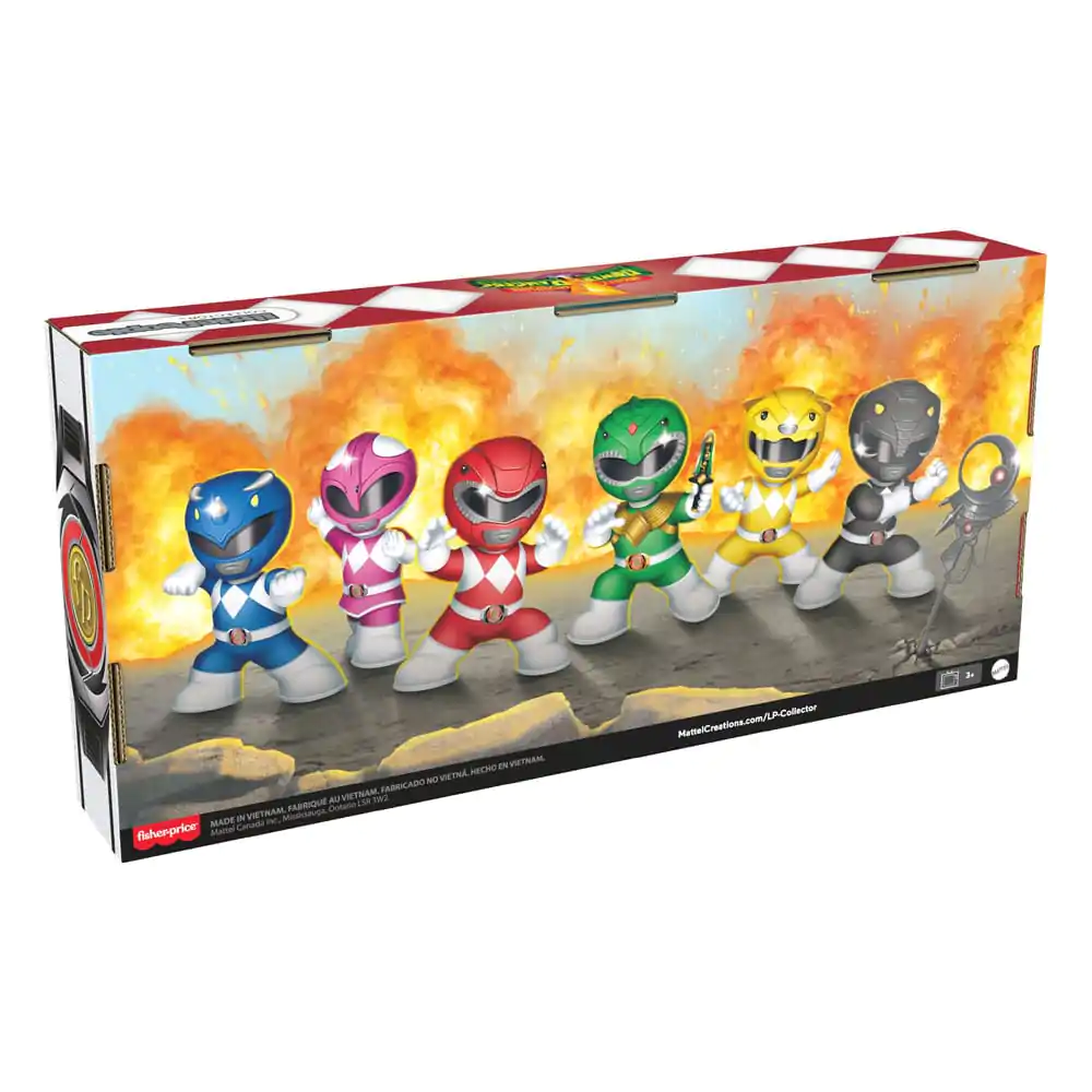 Mighty Morphin Power Rangers Fisher-Price Little People Collector Mini Figuren 6er-Pack 7 cm Produktfoto