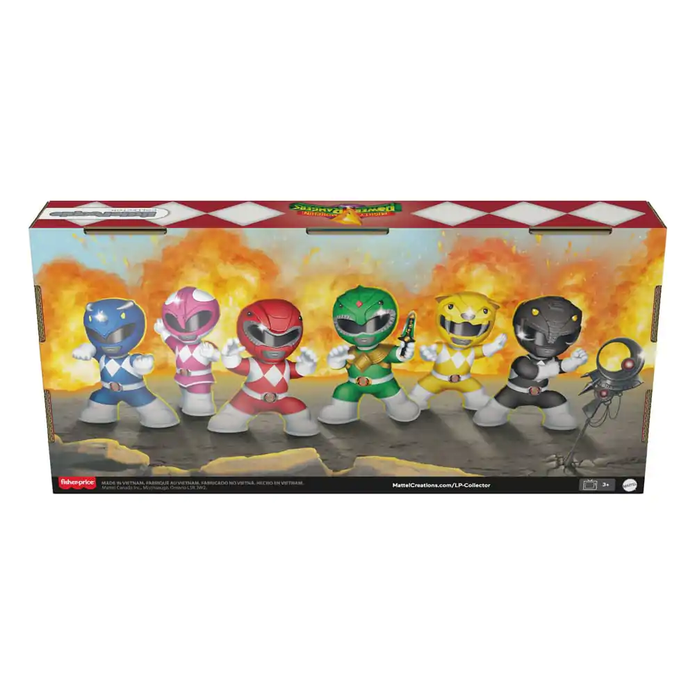 Mighty Morphin Power Rangers Fisher-Price Little People Collector Mini Figuren 6er-Pack 7 cm Produktfoto