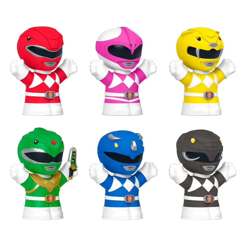 Mighty Morphin Power Rangers Fisher-Price Little People Collector Mini Figuren 6er-Pack 7 cm Produktfoto