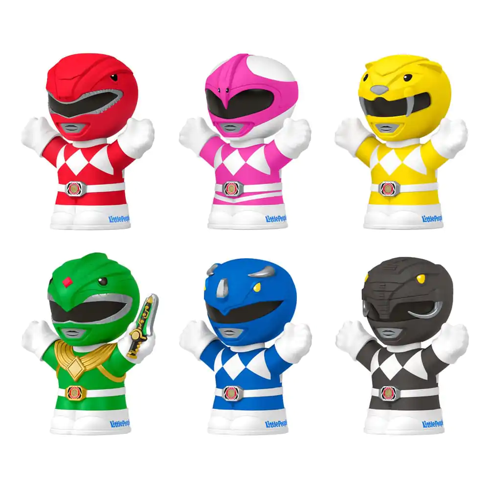 Mighty Morphin Power Rangers Fisher-Price Little People Collector Mini Figuren 6er-Pack 7 cm Produktfoto