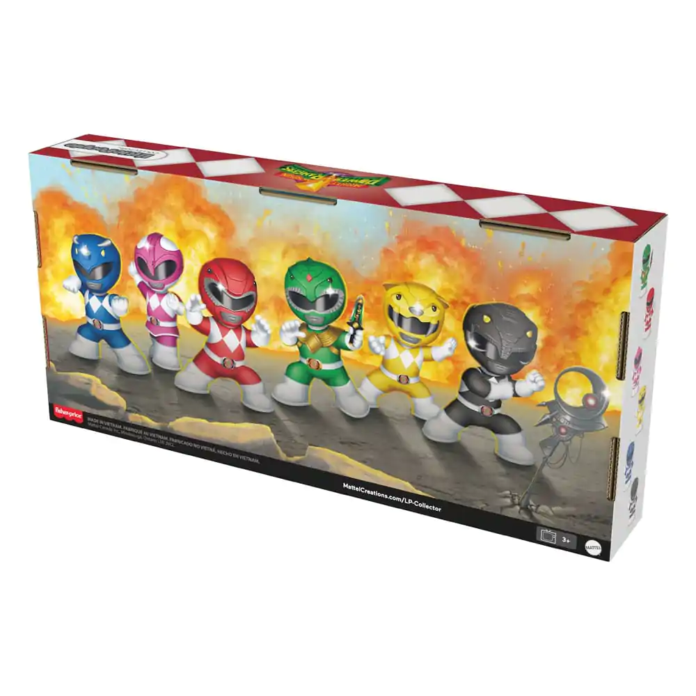 Mighty Morphin Power Rangers Fisher-Price Little People Collector Mini Figuren 6er-Pack 7 cm Produktfoto