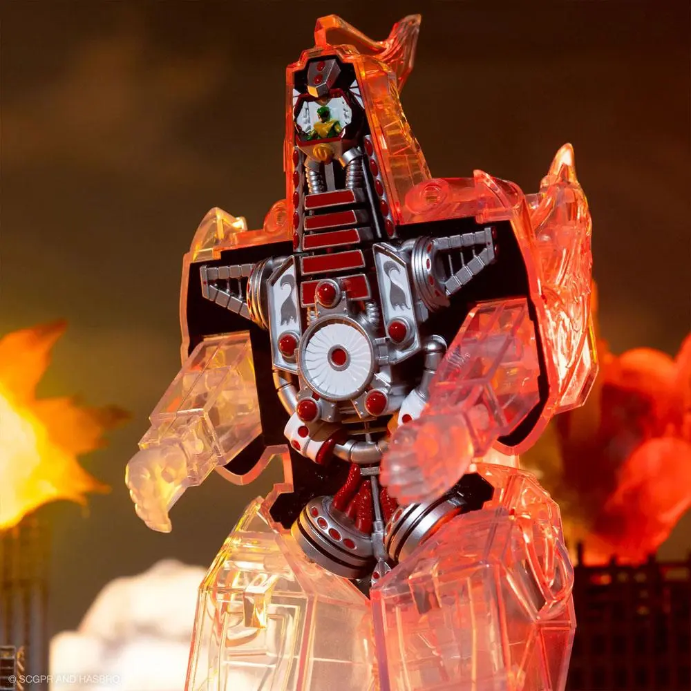 Mighty Morphin Power Rangers Super Cyborg Actionfigur Dragonzord (Clear) 28 cm Produktfoto