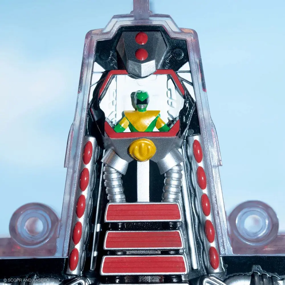 Mighty Morphin Power Rangers Super Cyborg Actionfigur Dragonzord (Clear) 28 cm Produktfoto