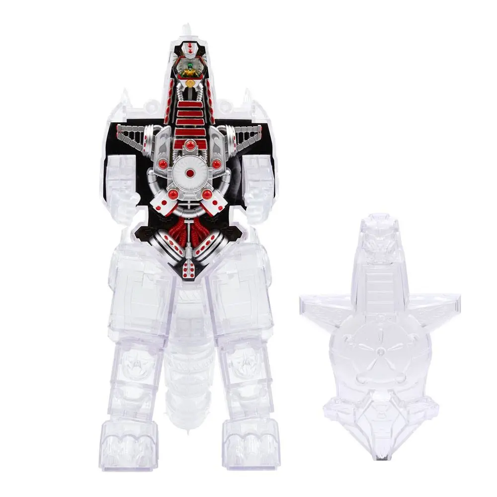 Mighty Morphin Power Rangers Super Cyborg Actionfigur Dragonzord (Clear) 28 cm Produktfoto