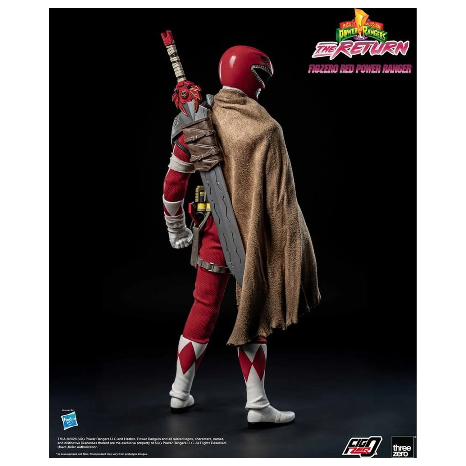 Mighty Morphin Power Rangers: The Return FigZero Actionfigur 1/6 Red Power Ranger 31 cm Produktfoto