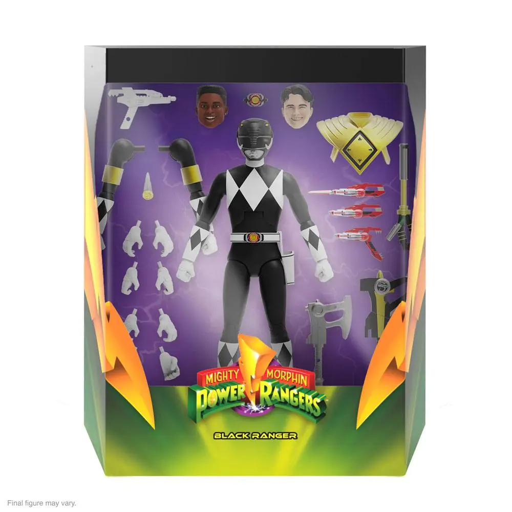 Mighty Morphin Power Rangers Ultimates Actionfigur Black Ranger 18 cm termékfotó