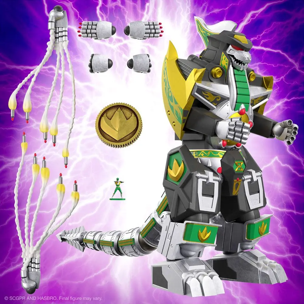 Mighty Morphin Power Rangers Ultimates Actionfigur Dragonzord 23 cm termékfotó