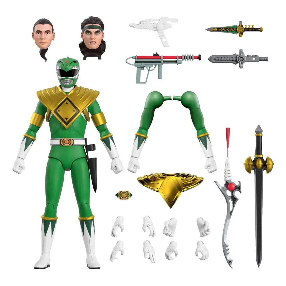 Mighty Morphin Power Rangers Ultimates Actionfigur Green Ranger 18 cm termékfotó