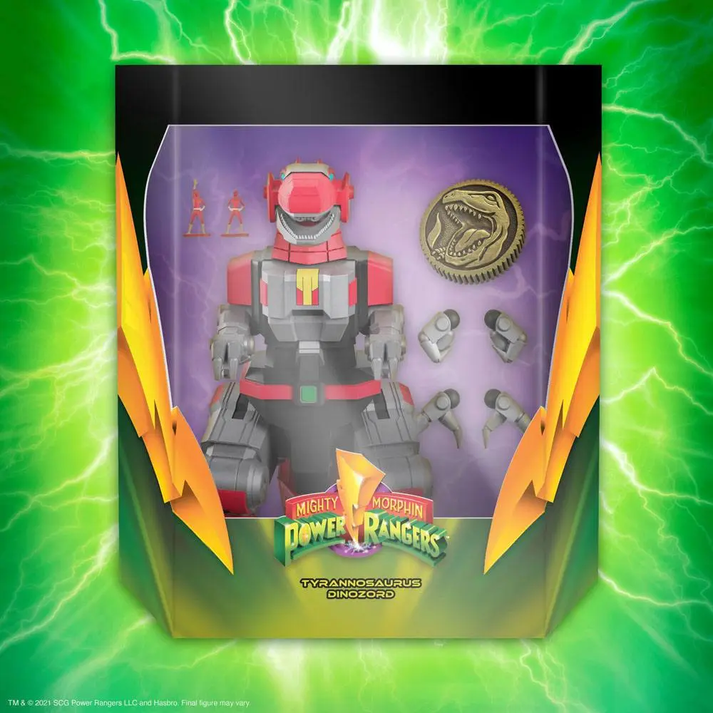 Mighty Morphin Power Rangers Ultimates Actionfigur Tyrannosaurus Dinozord 20 cm termékfotó