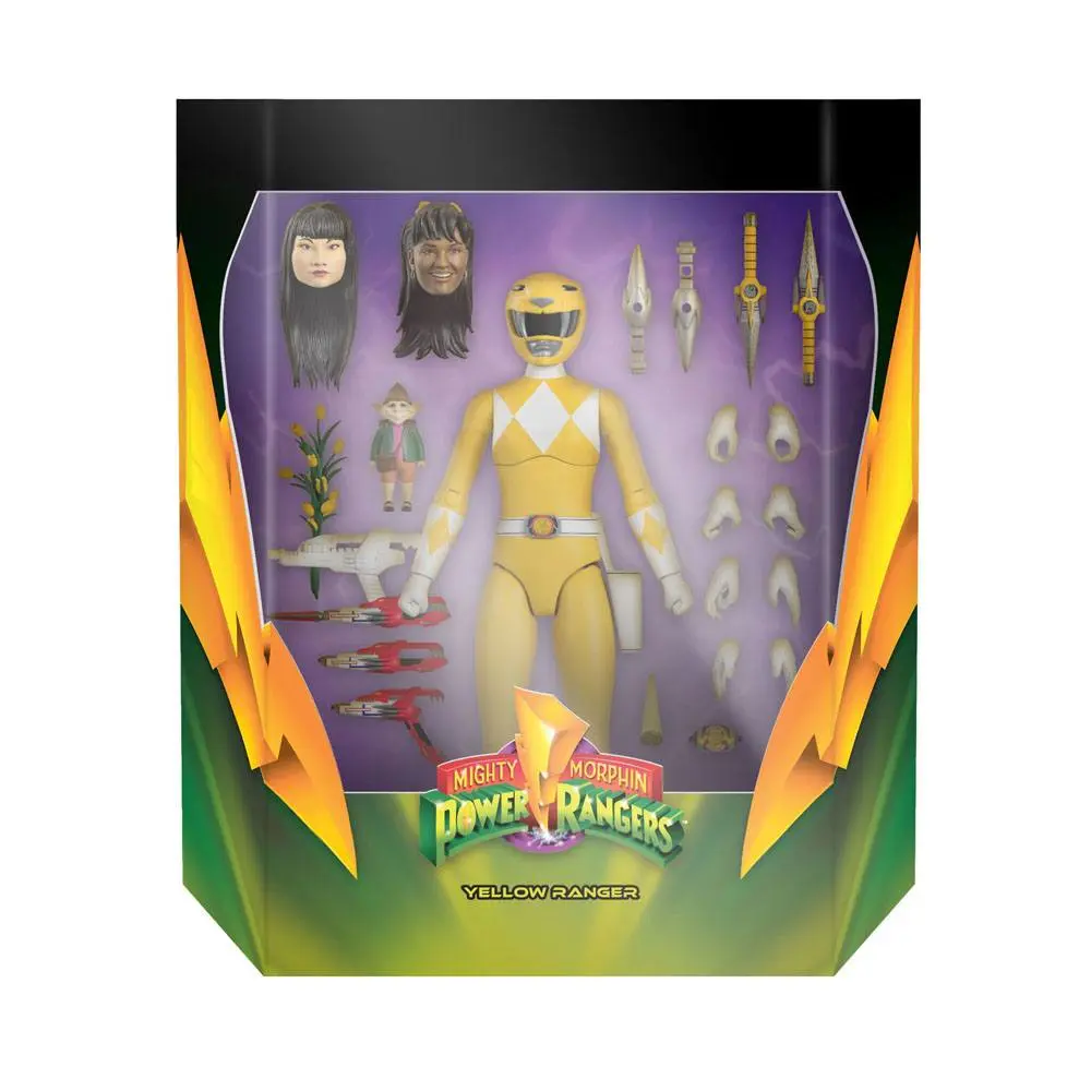 Mighty Morphin Power Rangers Ultimates Actionfigur Yellow Ranger 18 cm termékfotó