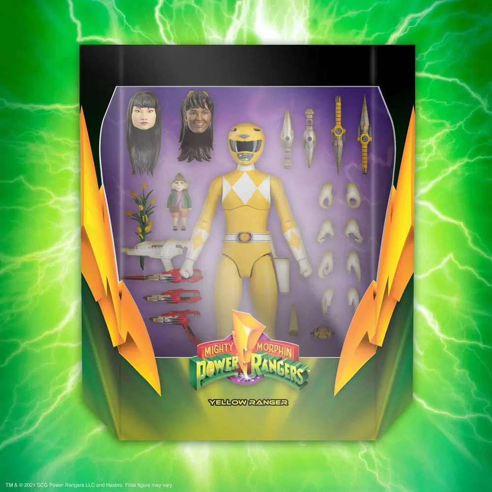 Mighty Morphin Power Rangers Ultimates Actionfigur Yellow Ranger 18 cm termékfotó