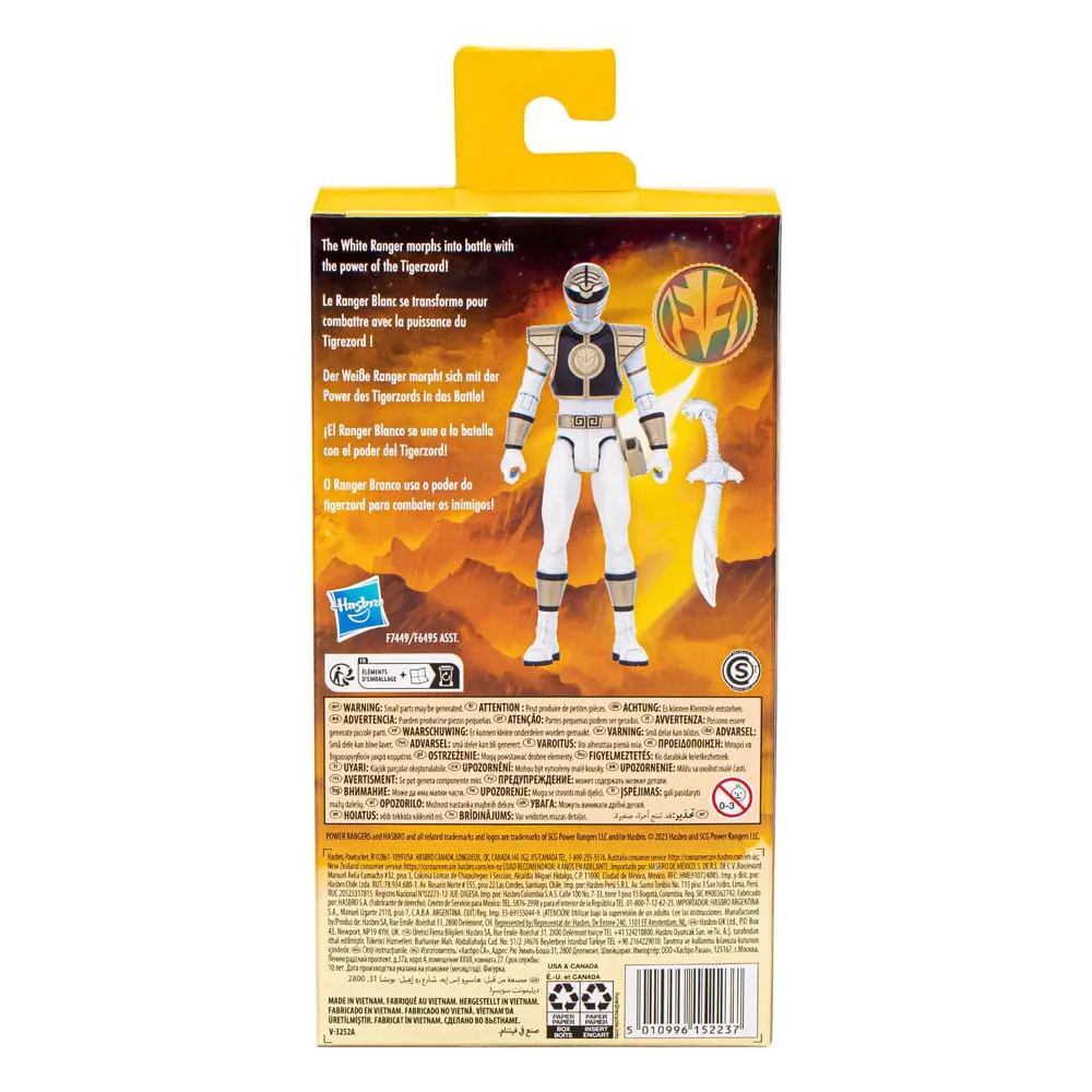 Mighty Morphin Power Rangers Actionfigur White Ranger 15 cm Produktfoto