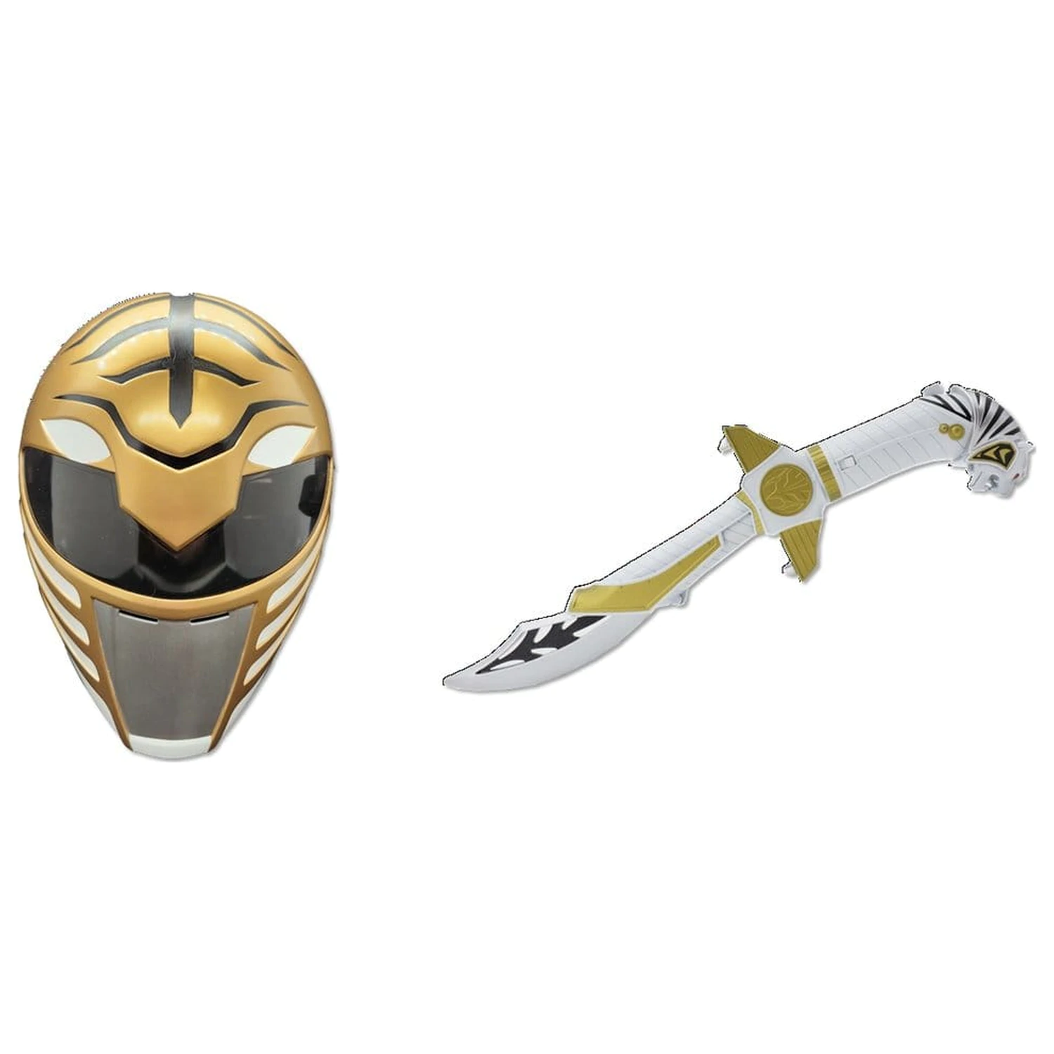 Mighty Morphin Power Rangers White Ranger Rollenspiel Bundle Produktfoto