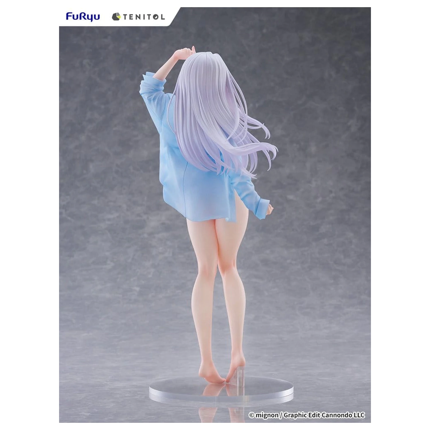 Mignon Works Tenitol große PVC Figur Shiro Swimsuit Ver. 30 cm Produktfoto