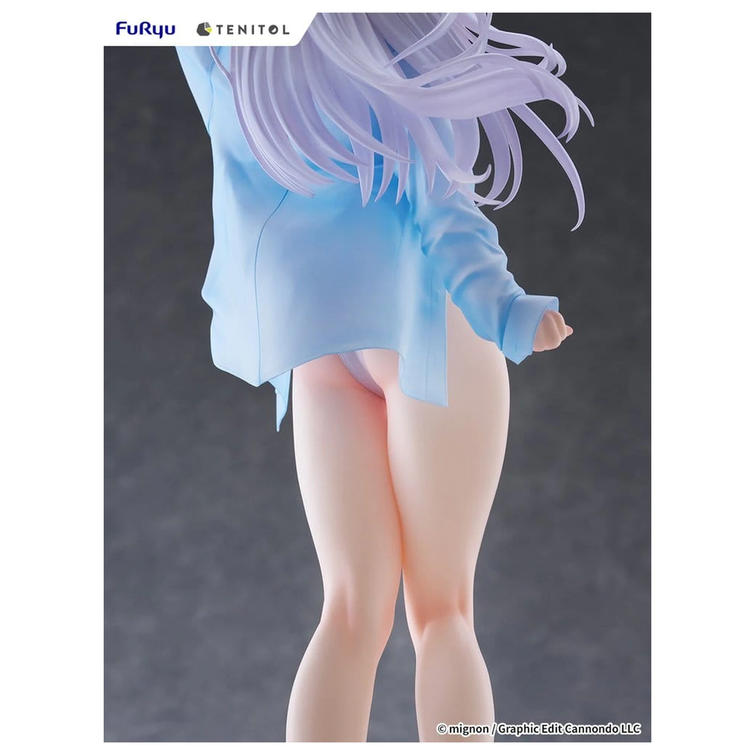 Mignon Works Tenitol große PVC Figur Shiro Swimsuit Ver. 30 cm Produktfoto