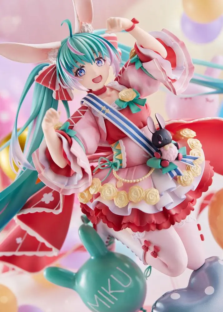 Miku Hatsune PVC Statue 1/7 Miku Hatsune Birthday 2021 (Pretty Rabbit Ver.) by Spiritale 21 cm termékfotó