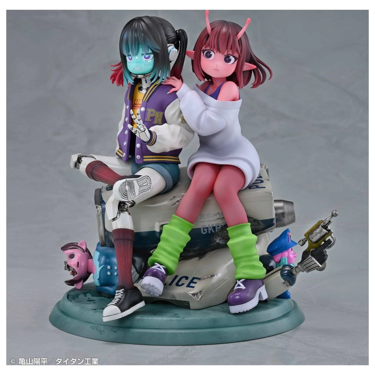 Milky Subway The Galactic Limited Express PVC Figuren 2er-Pack Chiharu & Makina 18 cm Produktfoto