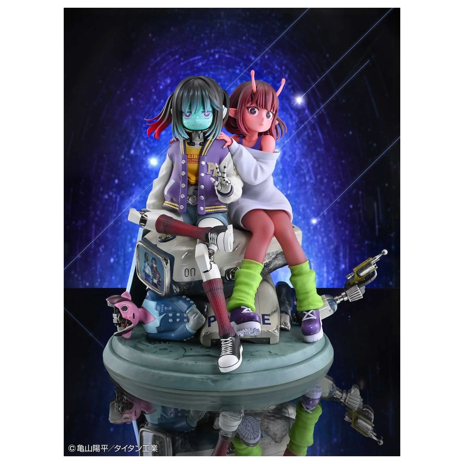 Milky Subway The Galactic Limited Express PVC Figuren 2er-Pack Chiharu & Makina 18 cm Produktfoto