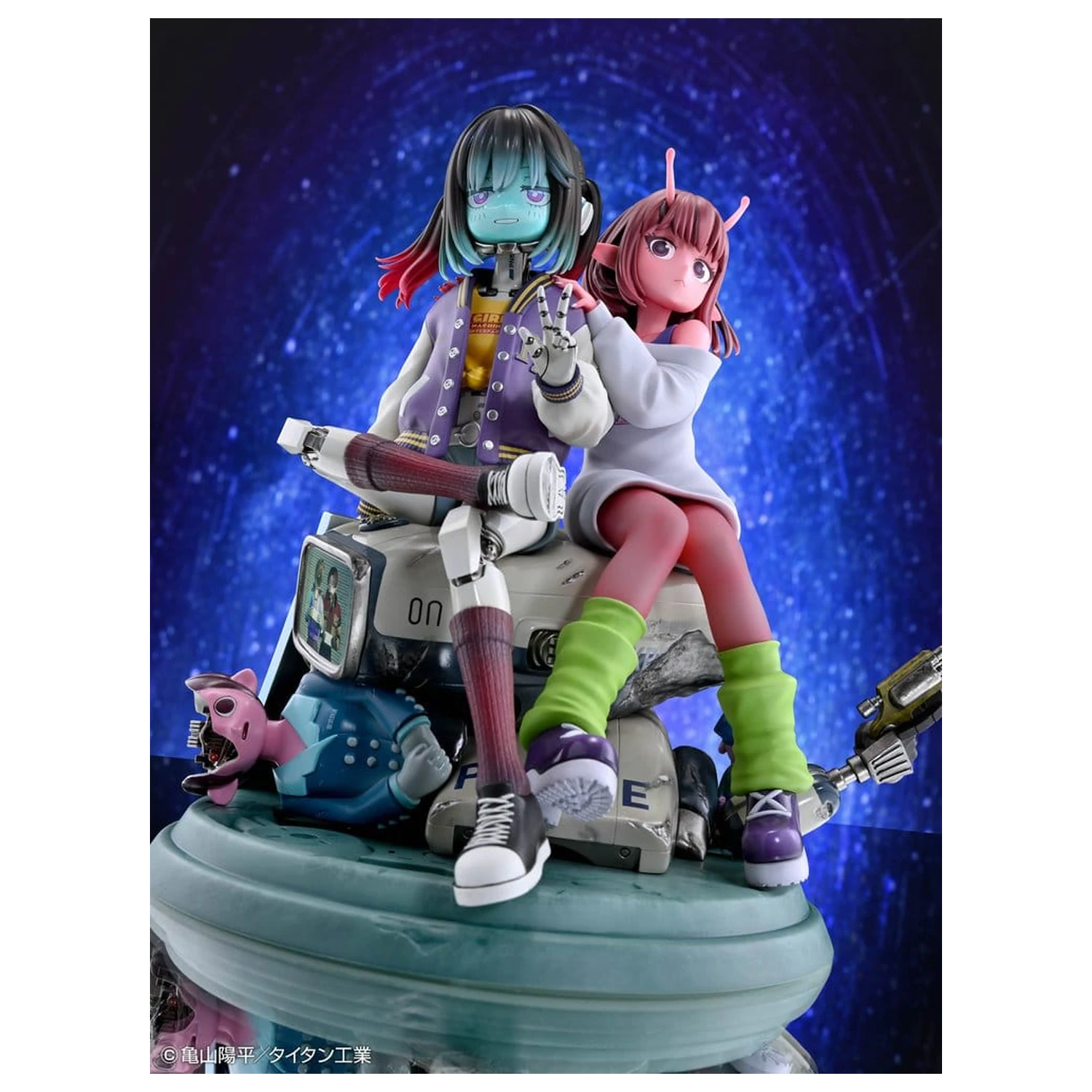 Milky Subway The Galactic Limited Express PVC Figuren 2er-Pack Chiharu & Makina 18 cm Produktfoto
