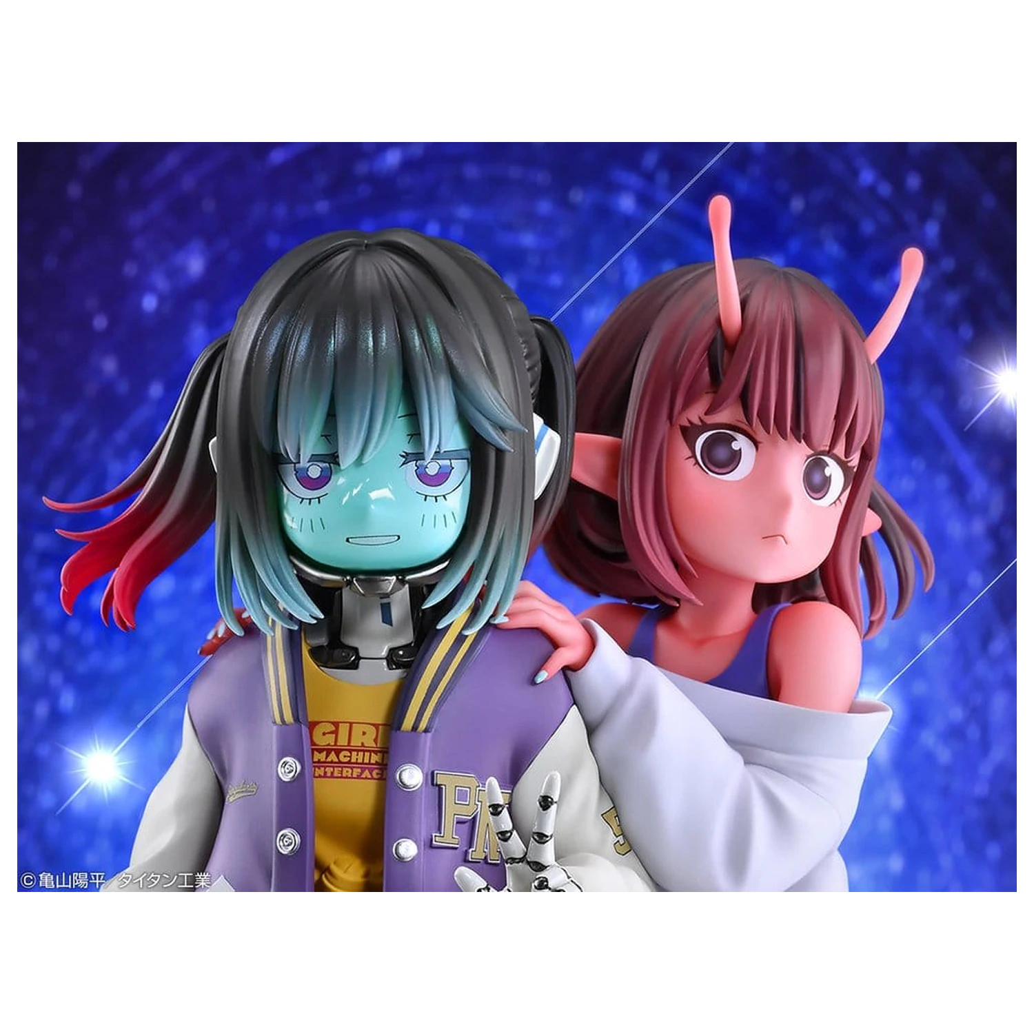 Milky Subway The Galactic Limited Express PVC Figuren 2er-Pack Chiharu & Makina 18 cm Produktfoto