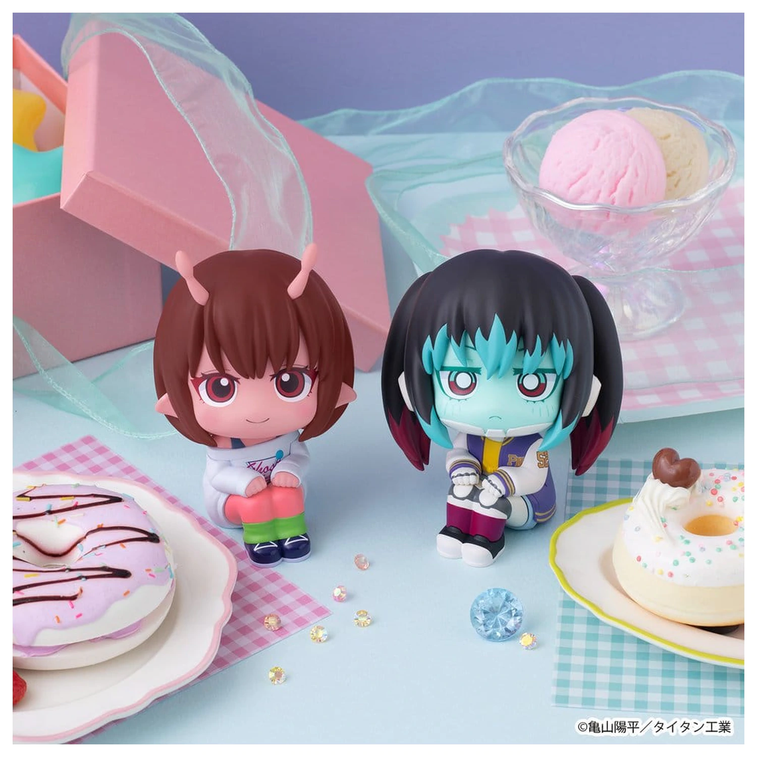 Milky Subway The Galactic Limited Express Look Up PVC Figuren 2er-Pack Chiharu & Makina 11 cm (mit Geschenk) Produktfoto