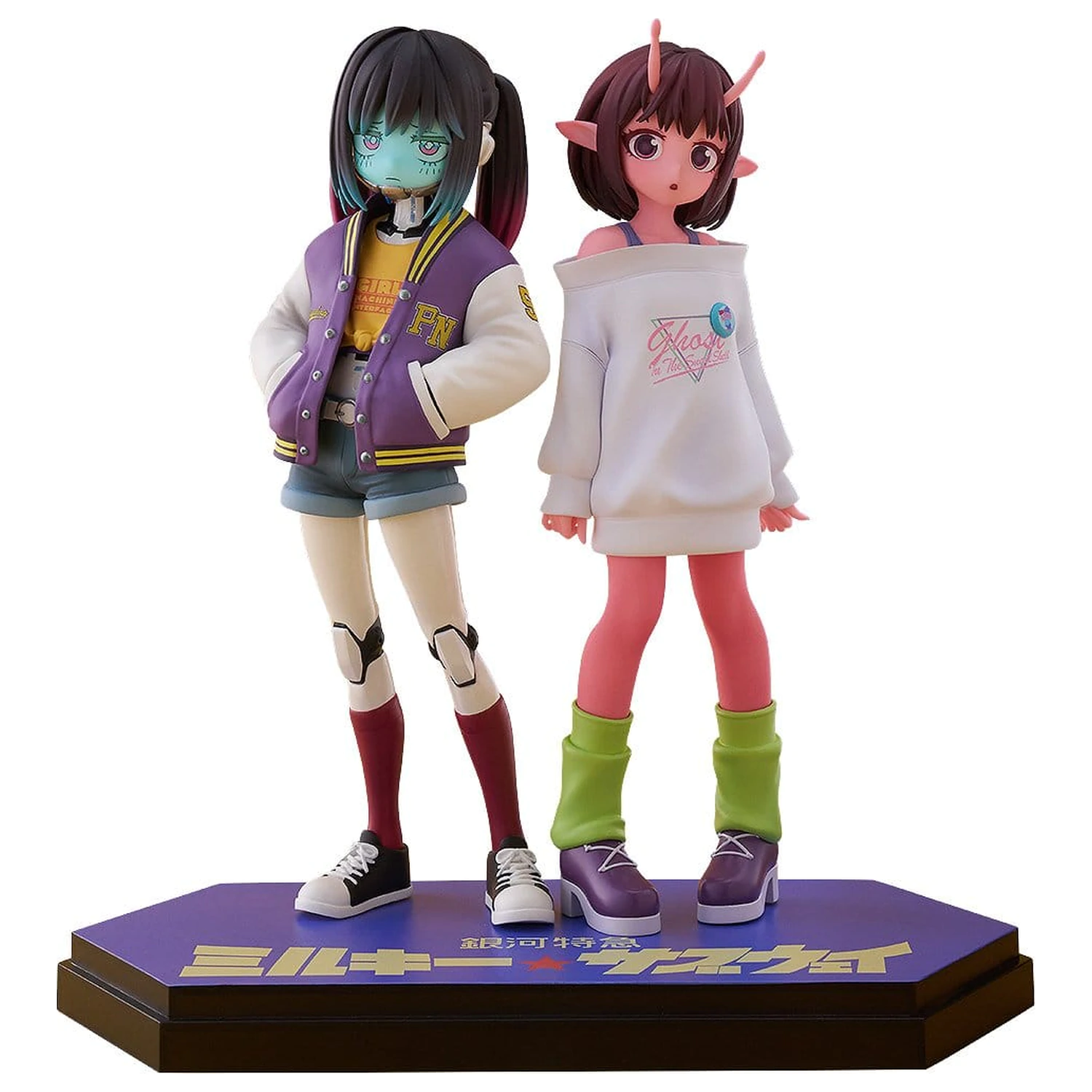 Milky Subway The Galactic Limited Express Pop Up Parade PVC Figur Chiharu & Makina 15 cm Produktfoto