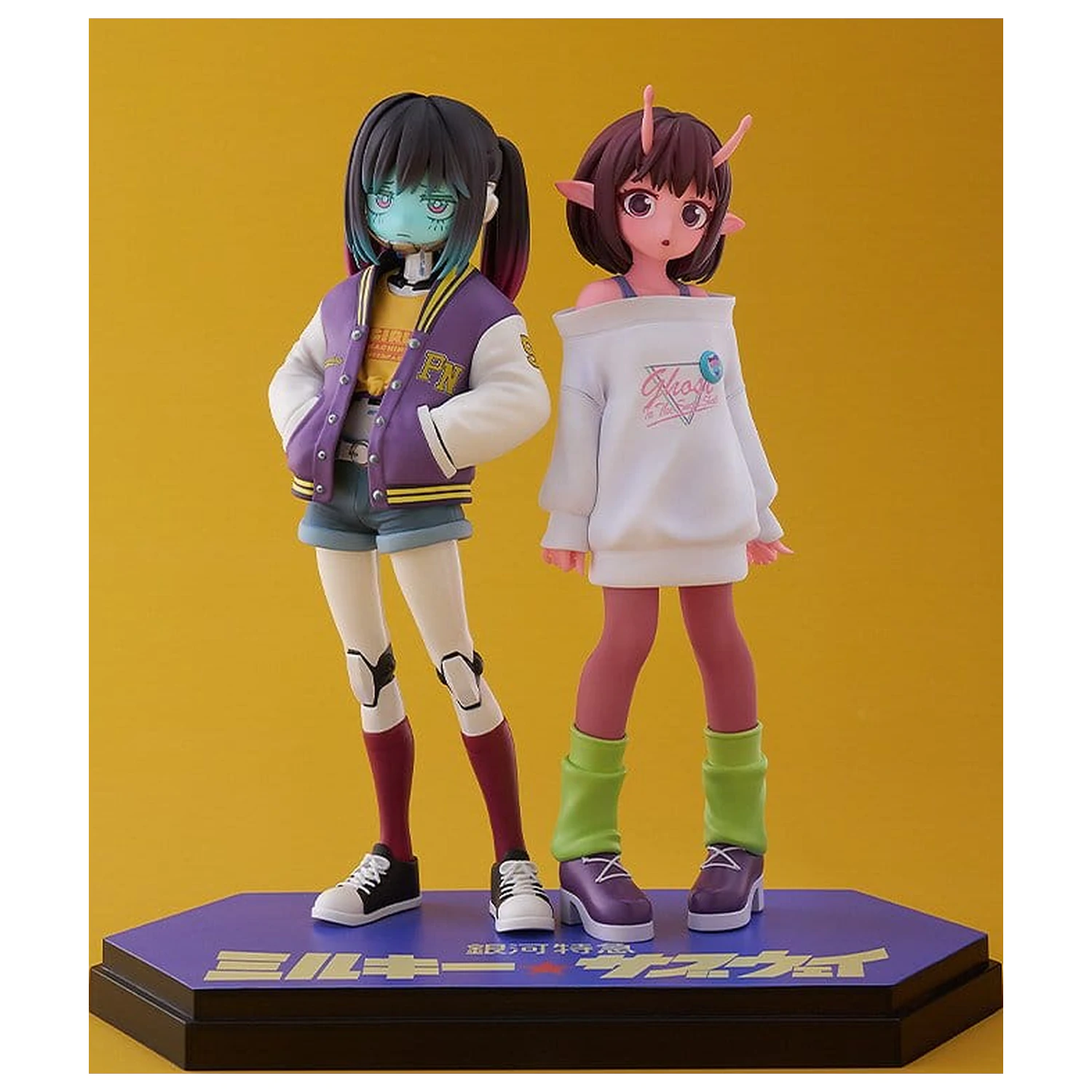 Milky Subway The Galactic Limited Express Pop Up Parade PVC Figur Chiharu & Makina 15 cm Produktfoto