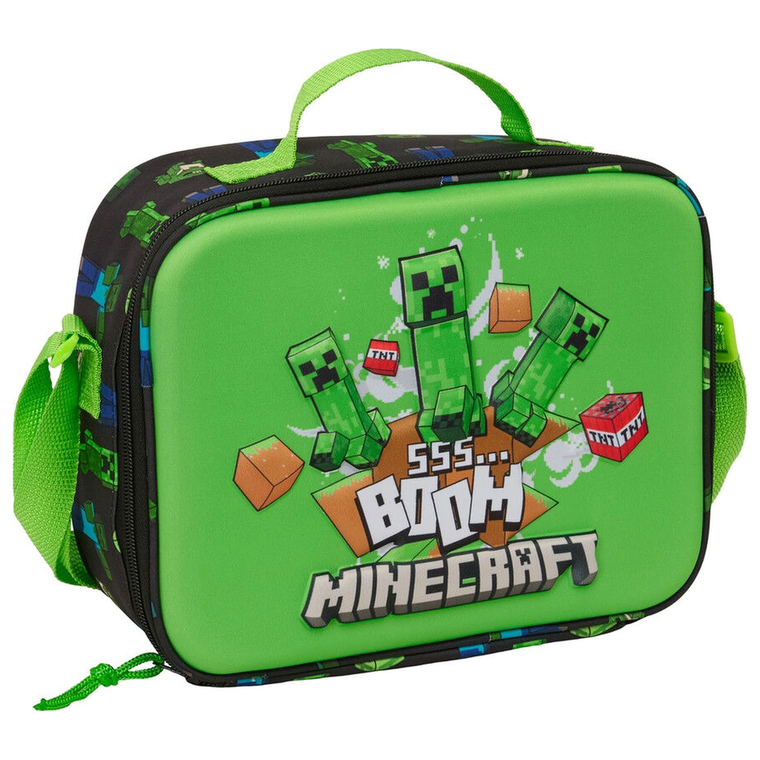 Minecraft 3D Thermische Lunchtasche Produktfoto
