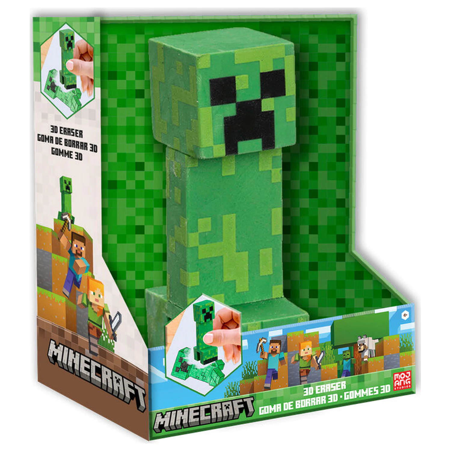 Minecraft 3D Radiergummi Produktfoto