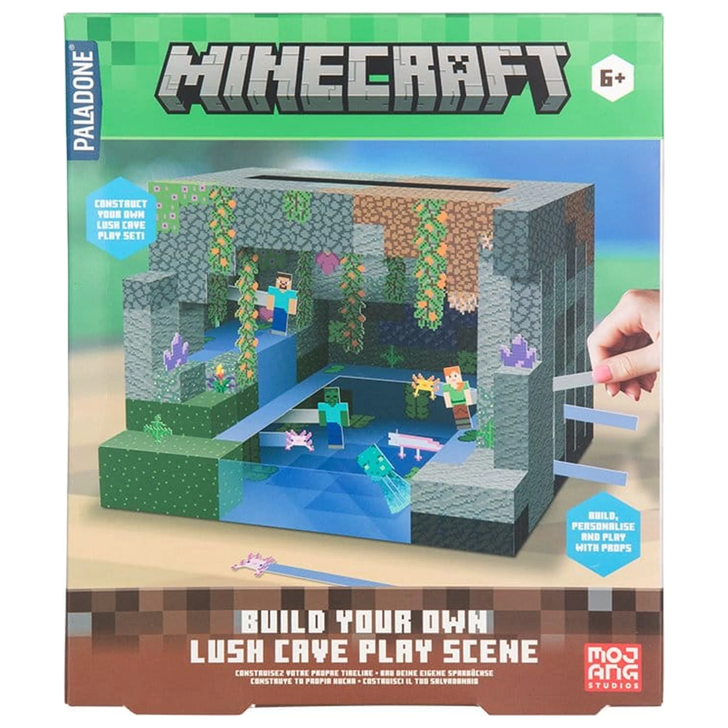 Minecraft Konstruktionskit 3D-Szene Produktfoto