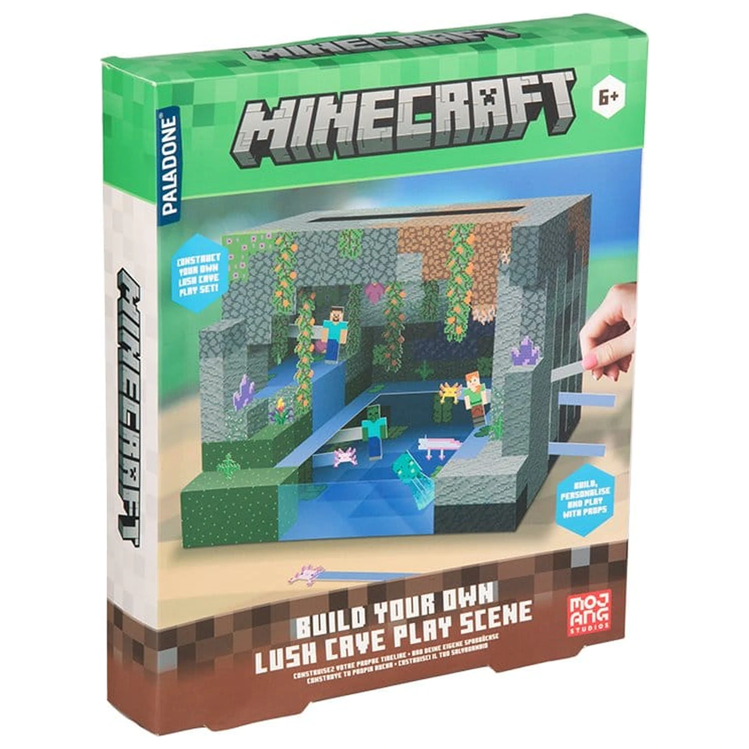 Minecraft Konstruktionskit 3D-Szene Produktfoto