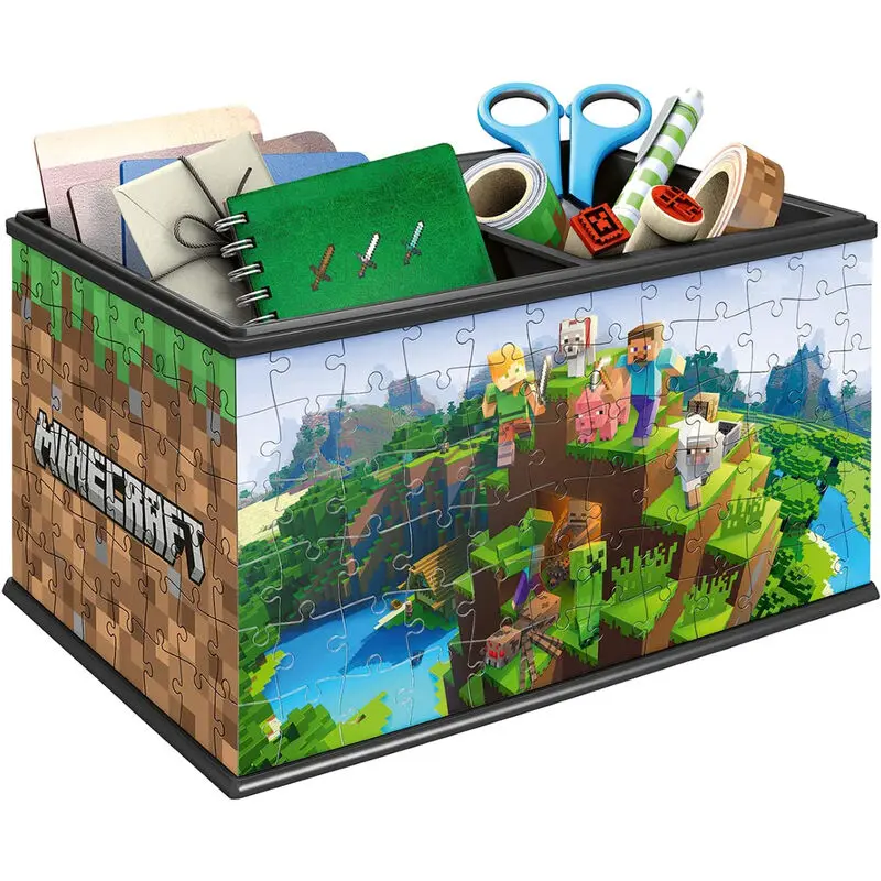 Minecraft Aufbewahrungsbox 3D-Puzzle 216 Teile Produktfoto