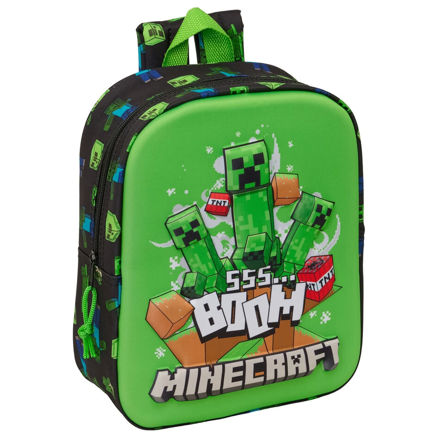 Minecraft 3D Rucksack 27cm Produktfoto