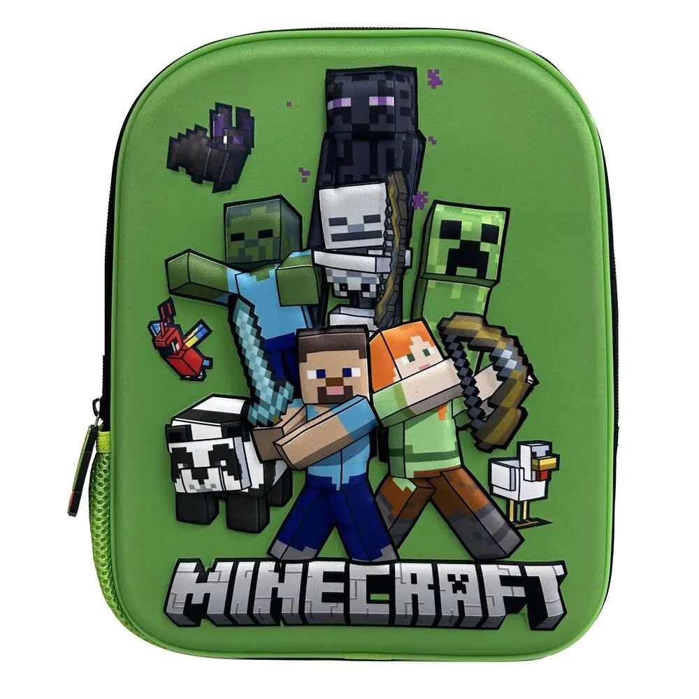 Minecraft 3D Rucksack 29cm Produktfoto