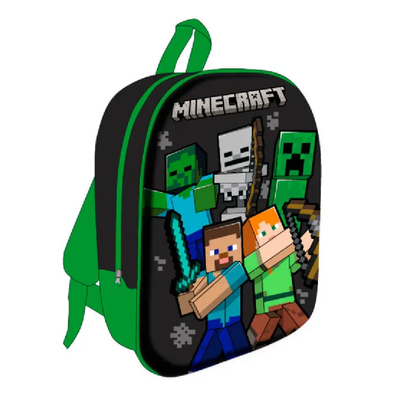 Minecraft 3D Rucksack 30cm Produktfoto