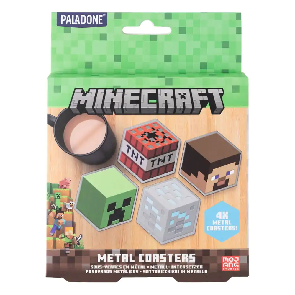 Minecraft Untersetzer 4er-Pack Produktfoto