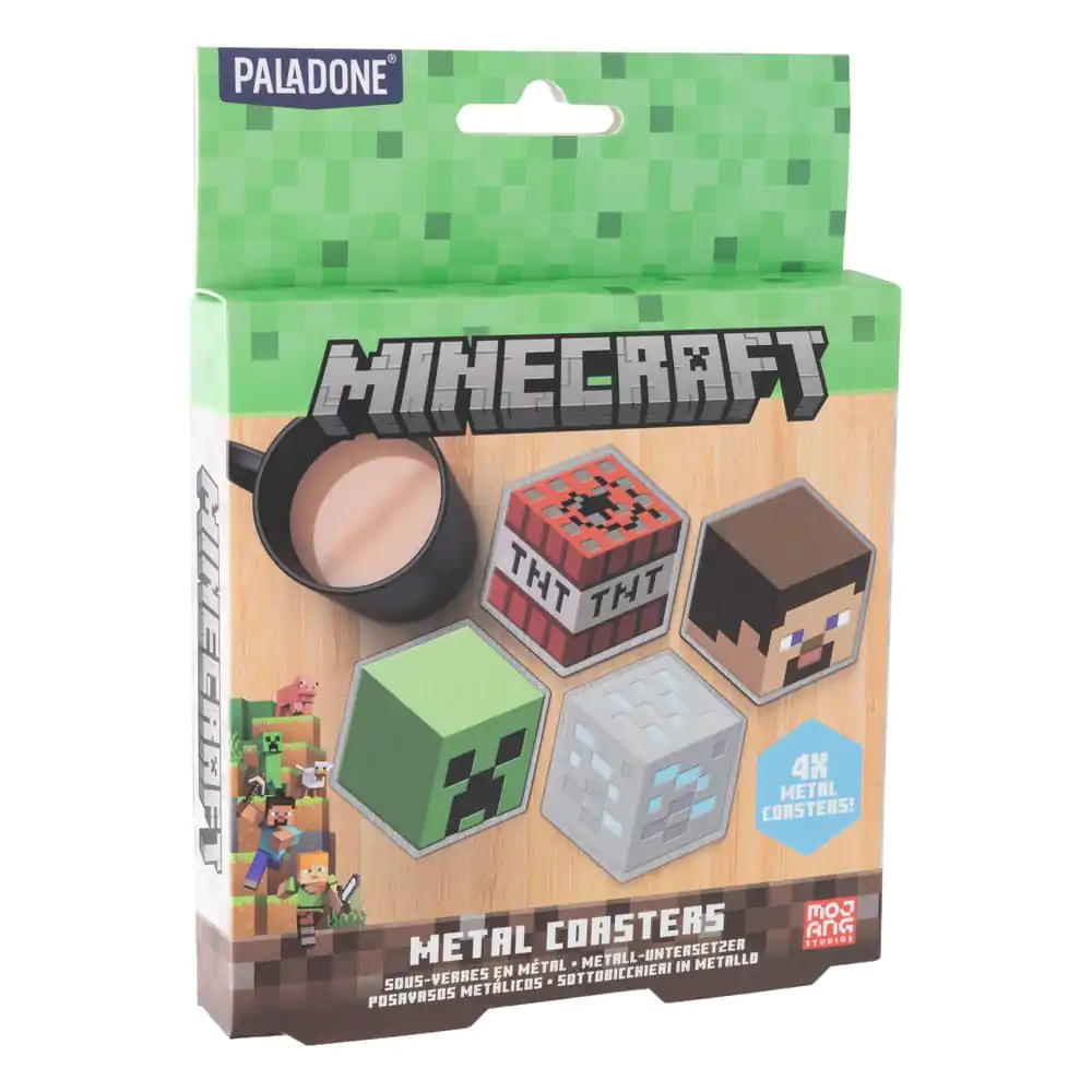 Minecraft Untersetzer 4er-Pack Produktfoto