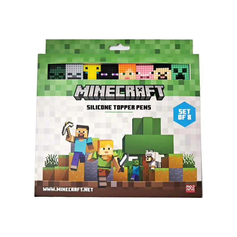 Minecraft Set mit 8 Topper Fine Point Stiften Produktfoto