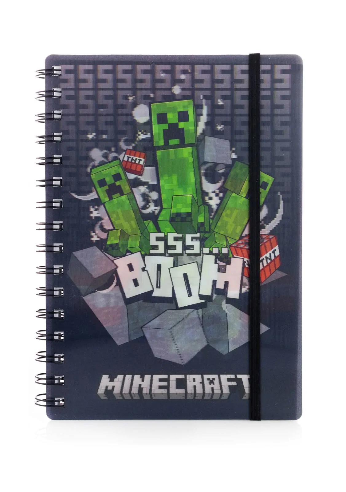 Minecraft 3D Wiro Notizbuch A5 Produktfoto