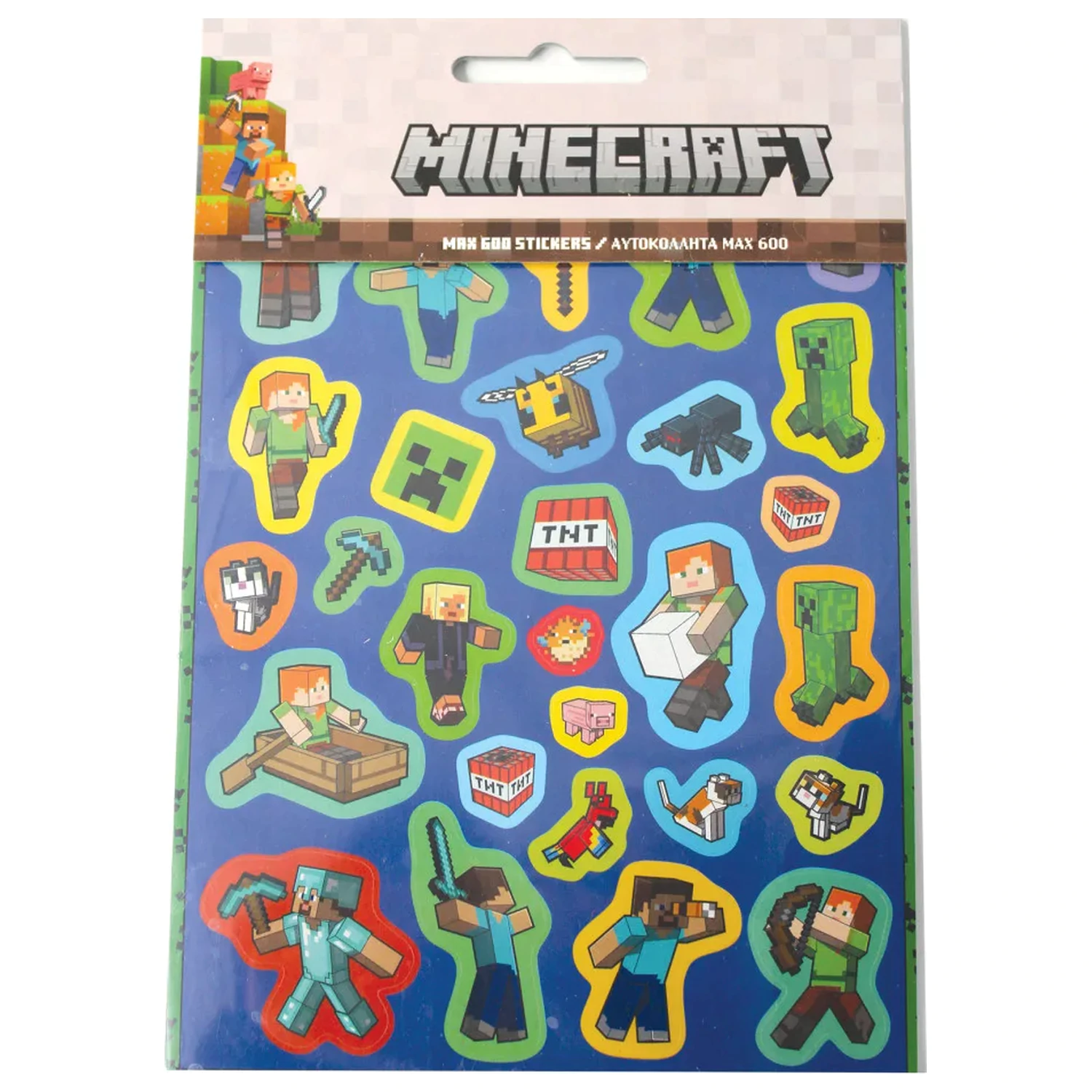 Minecraft Adventures 600-teiliges Sticker-Set Produktfoto