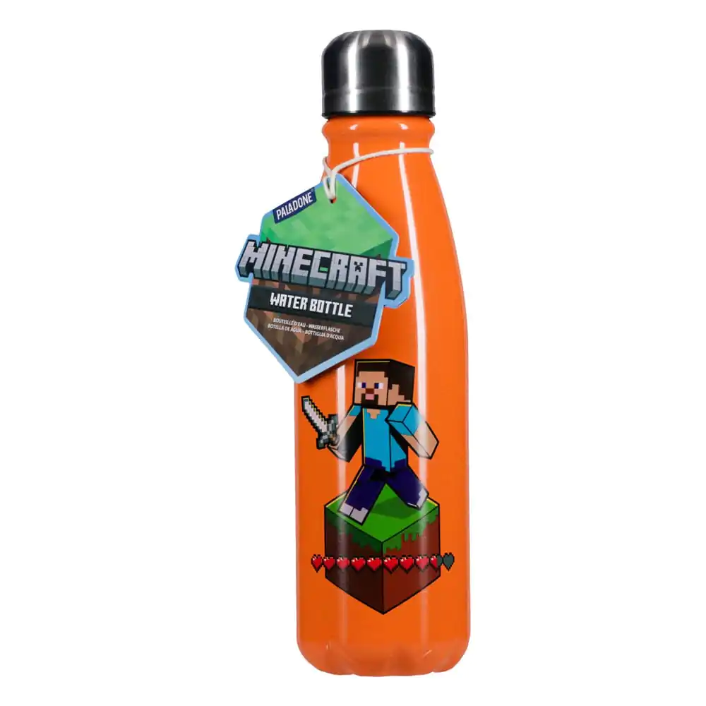 Minecraft Aluminium Wasserflasche Produktfoto