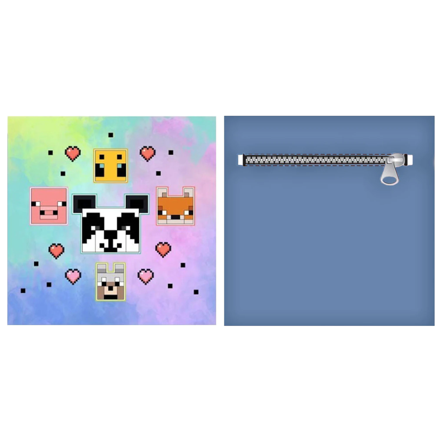 Minecraft Animals Kissen, Zierkissen mit abnehmbarem Bezug Produktfoto