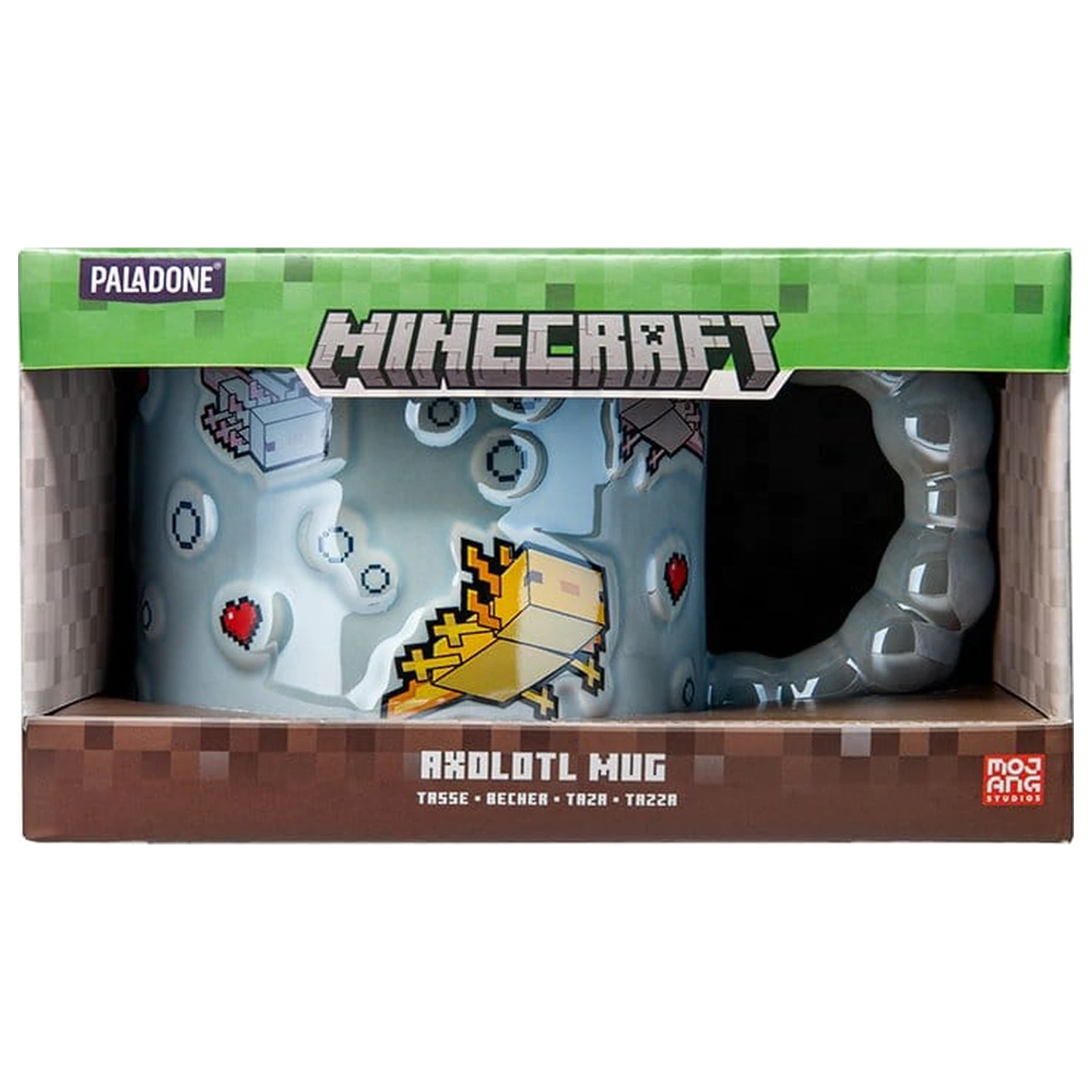 Minecraft Becher Axolotl Bubble Form Produktfoto