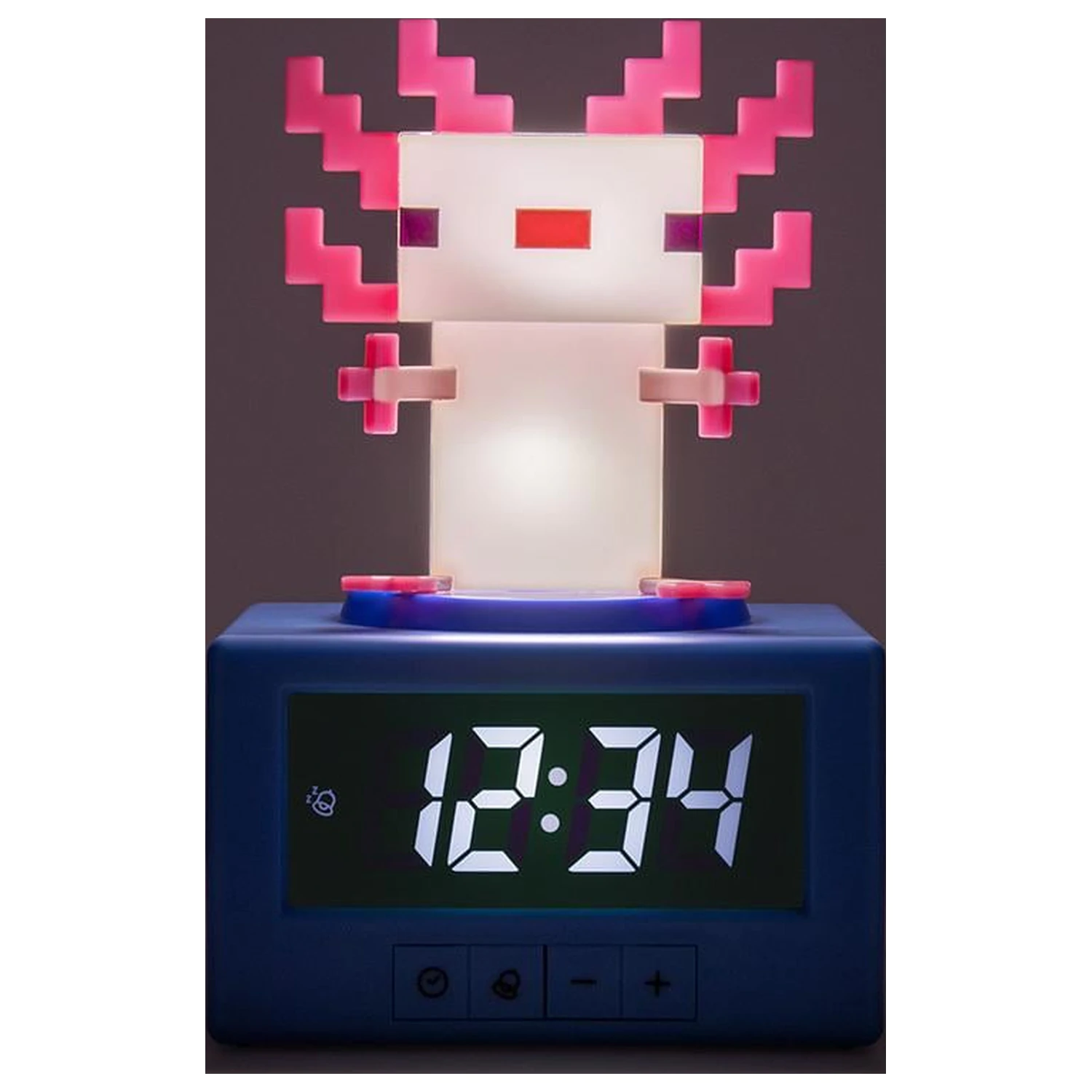 Minecraft Axolotl Icon Lampe Wecker 12cm Produktfoto