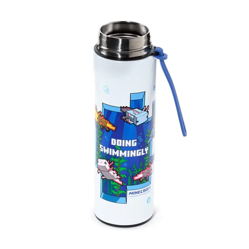 Minecraft Axolotl Thermos Edelstahl Flasche Thermometer 450 ml Produktfoto