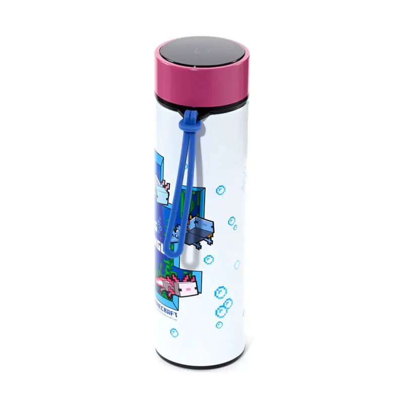 Minecraft Axolotl Thermos Edelstahl Flasche Thermometer 450 ml Produktfoto