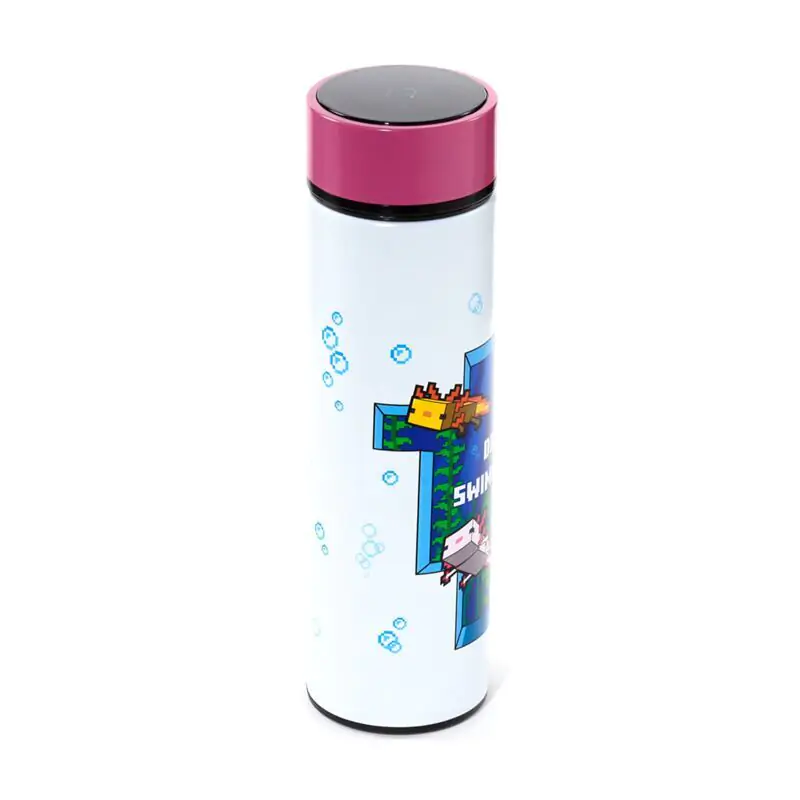 Minecraft Axolotl Thermos Edelstahl Flasche Thermometer 450 ml Produktfoto