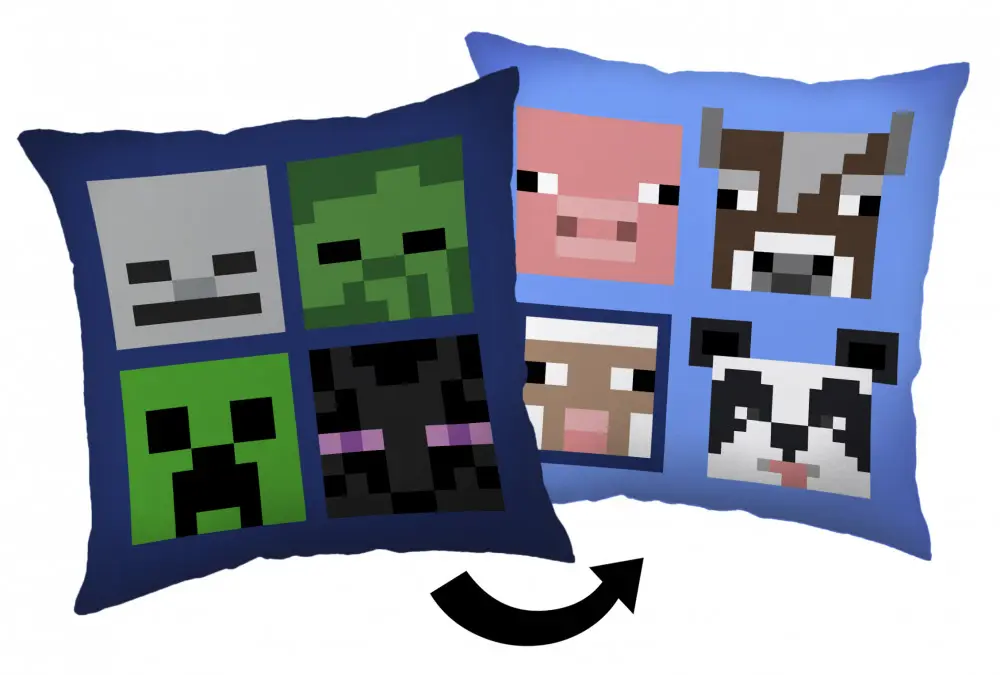 Minecraft Bad Mobs Kissen, Zierkissen 40*40 cm Produktfoto