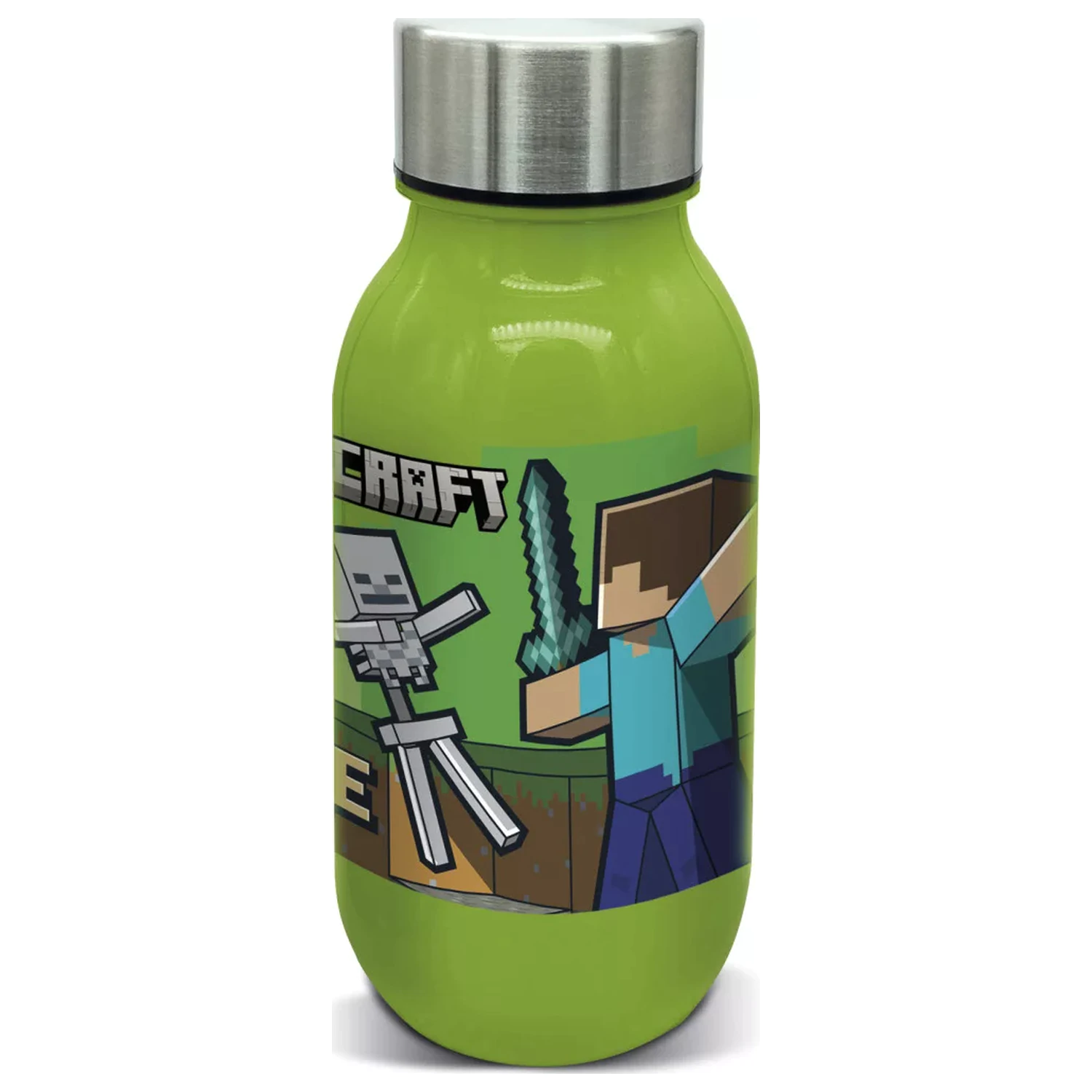 Minecraft Battle Kunststoff Wasserflasche mit Drehverschluss 430 ml Produktfoto